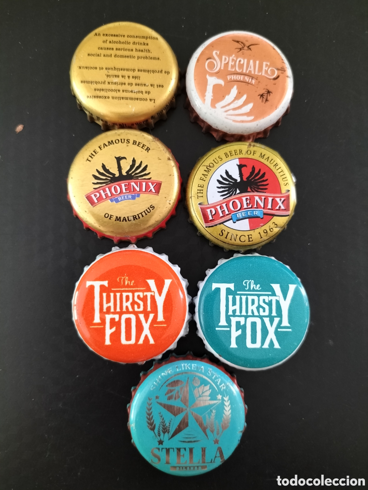 Coleccionismo de cervezas: LOTE 7 CHAPAS TAPON CORONA CERVEZA - MAURICIO
