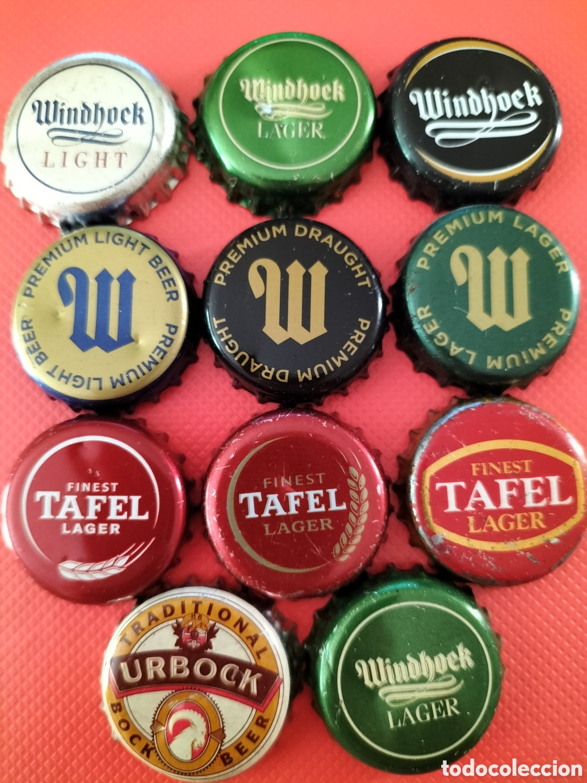 Coleccionismo de cervezas: LOTE 11 CHAPAS TAPON CORONA CERVEZA - NAMIBIA