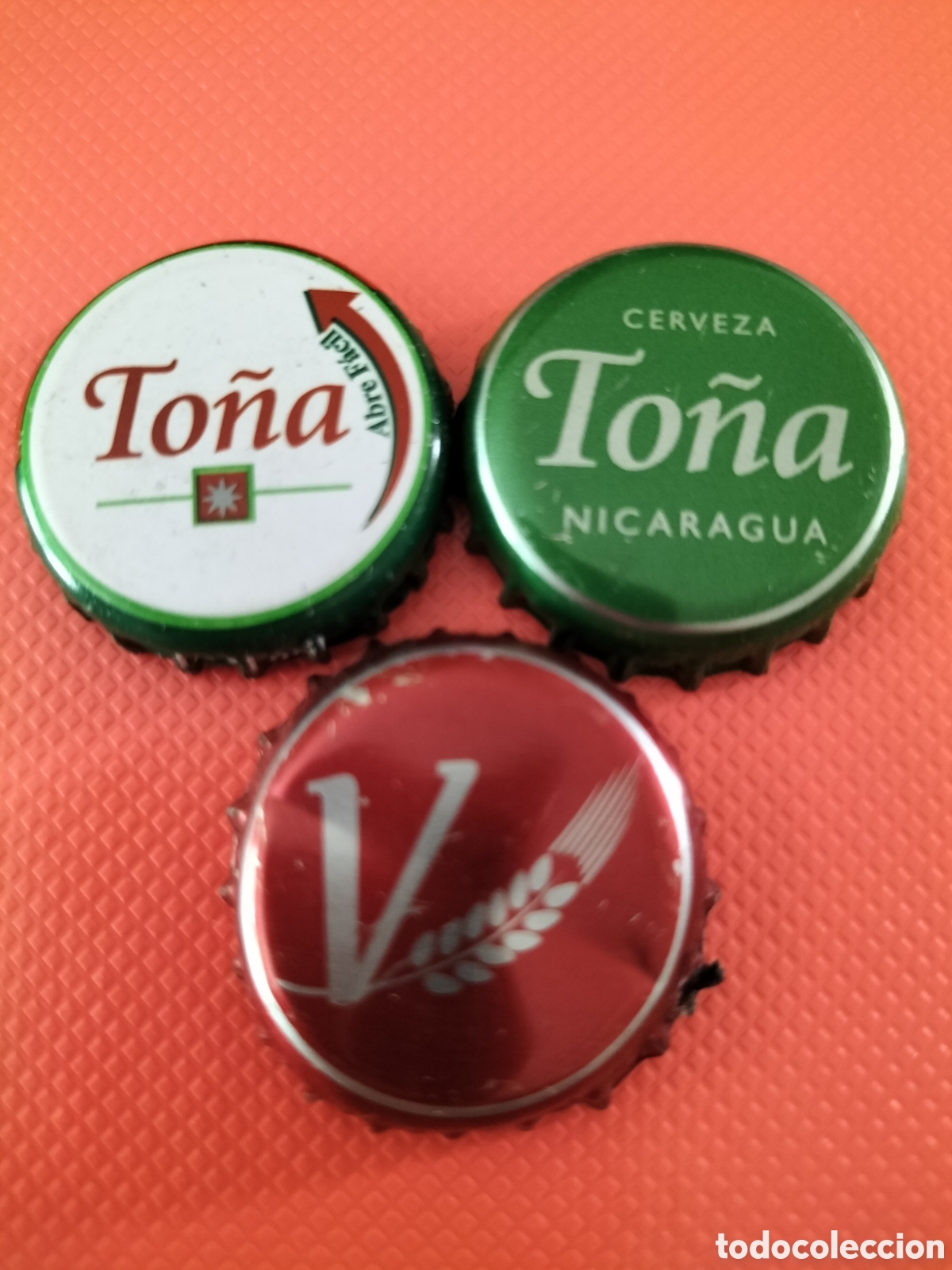 Coleccionismo de cervezas: LOTE 3 CHAPAS TAPON CORONA CERVEZA - NICARAGUA