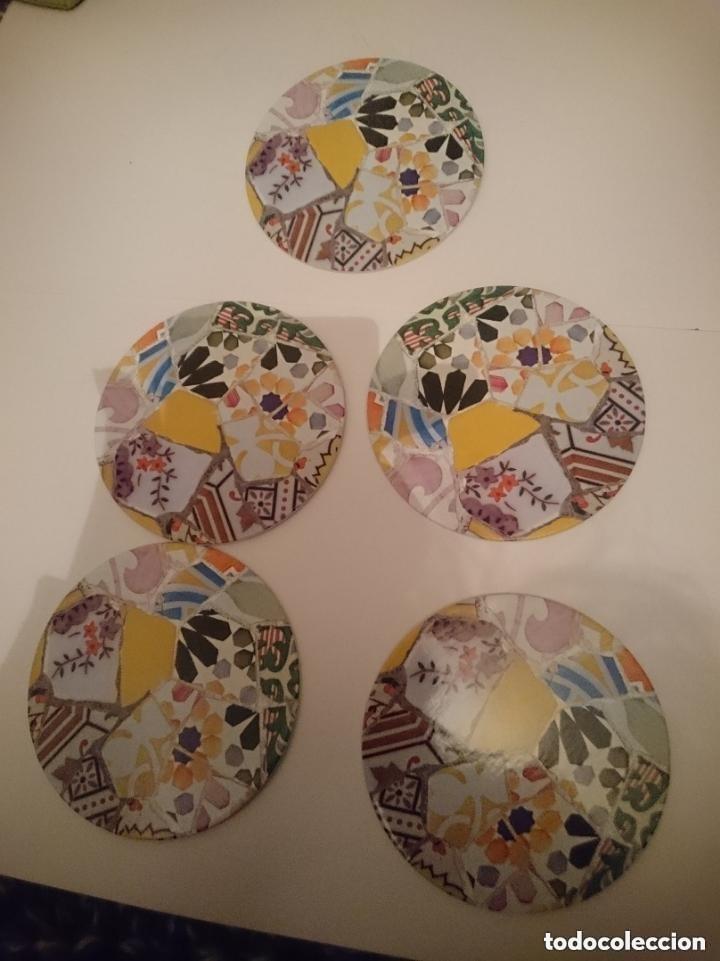Coleccionismo de cervezas: 5 POSAVASOS DISE&Ntilde;O GAUDI