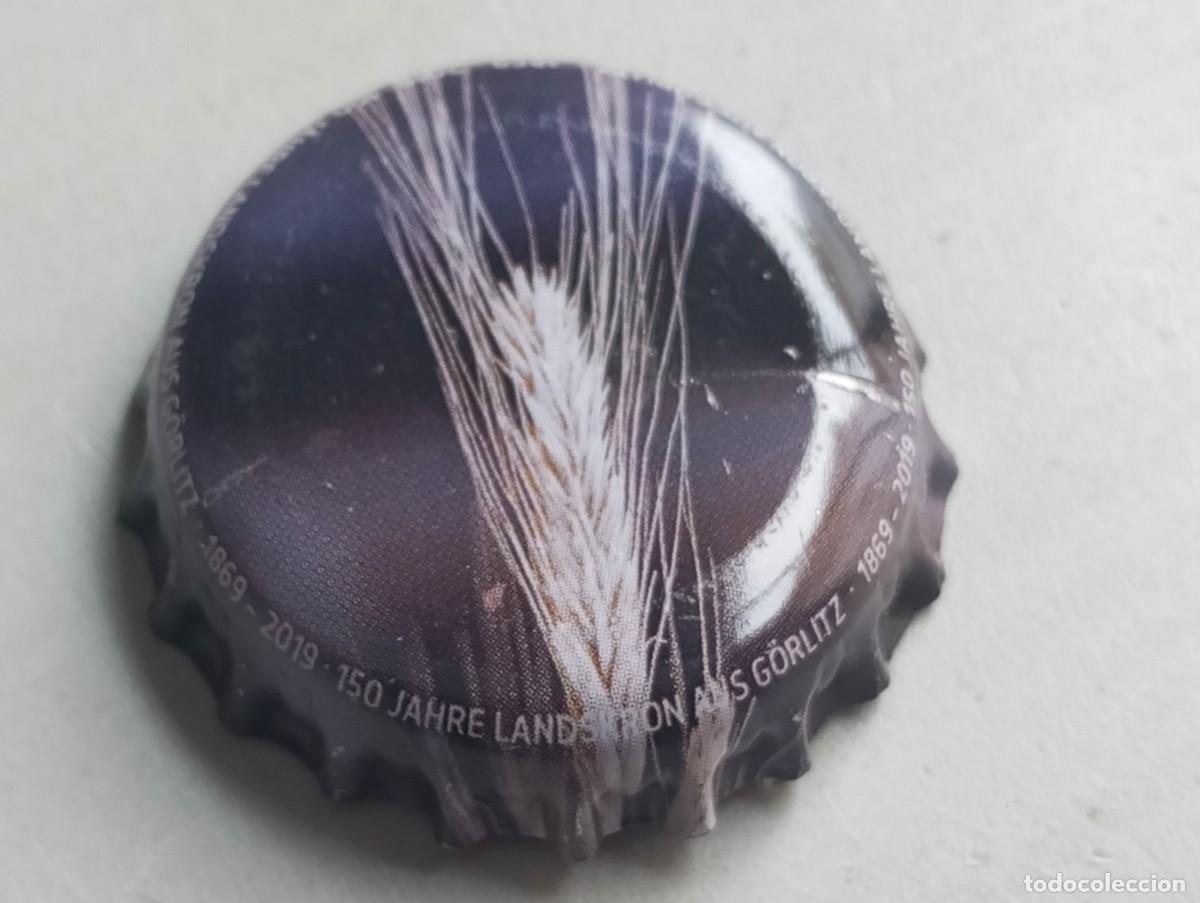 Coleccionismo de cervezas: Chapa tap&oacute;n corona de la cerveza alemana LANDSKRON AUS G&Ouml;RLITZ 150 JAHRE (1869-2019)