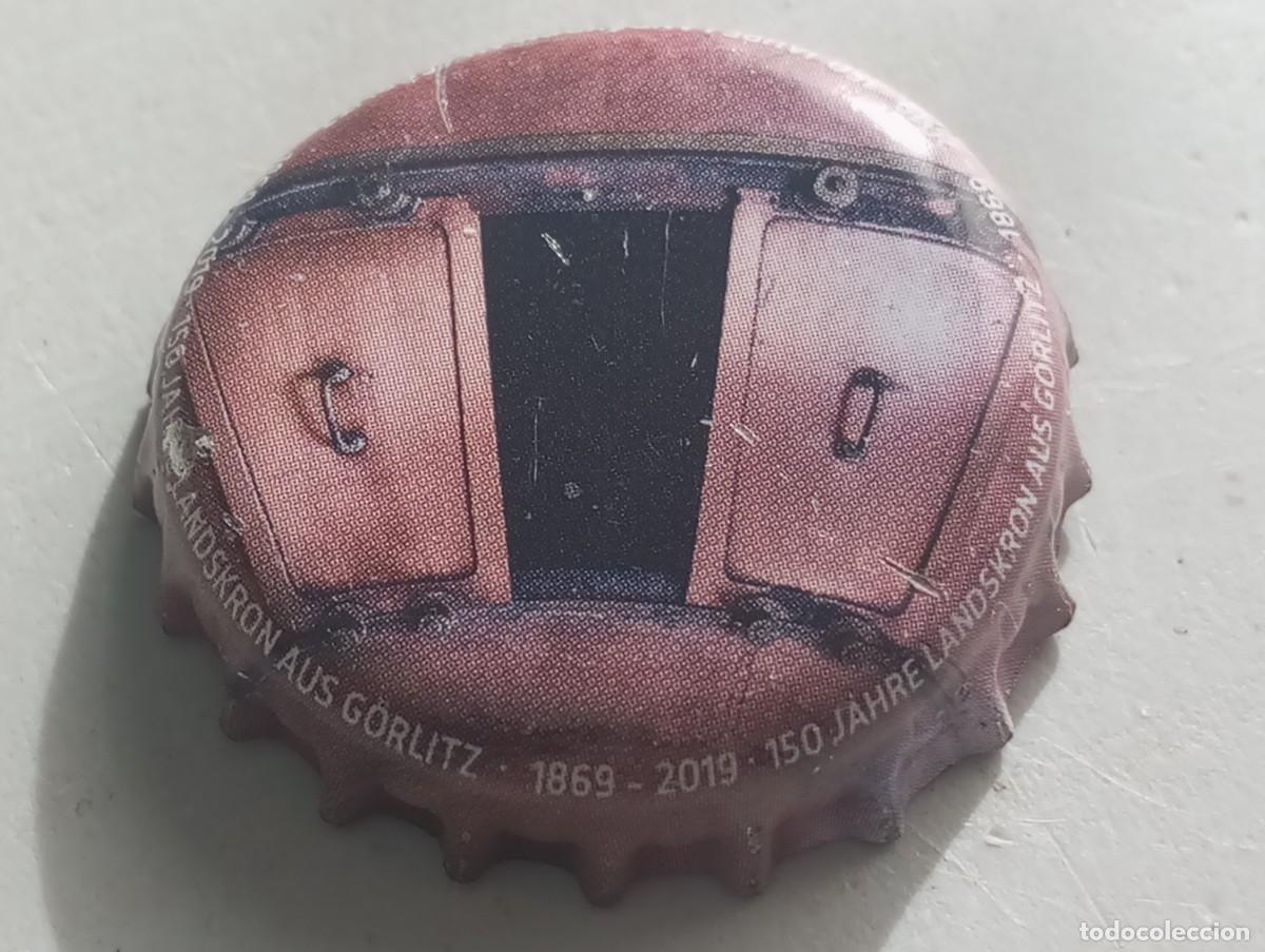 Coleccionismo de cervezas: Chapa tap&oacute;n corona de la cerveza alemana LANDSKRON AUS G&Ouml;RLITZ 150 JAHRE (1869-2019)
