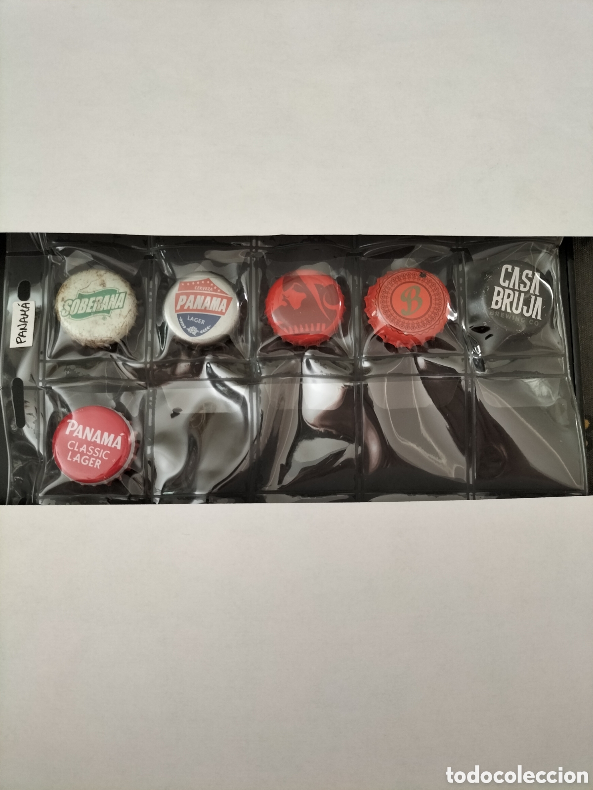 Coleccionismo de cervezas: LOTE 6 CHAPAS TAPON CORONA CERVEZA - PANAM&Aacute;