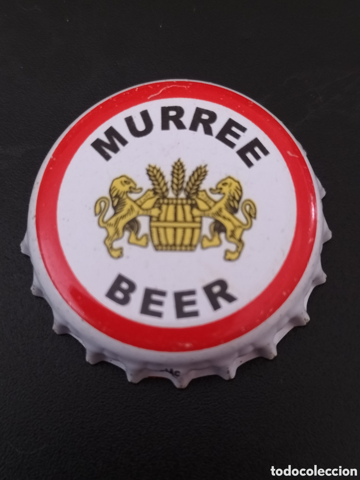 Coleccionismo de cervezas: CHAPA TAP&Oacute;N CORONA CERVEZA MURREE BEER - PAQUISTAN