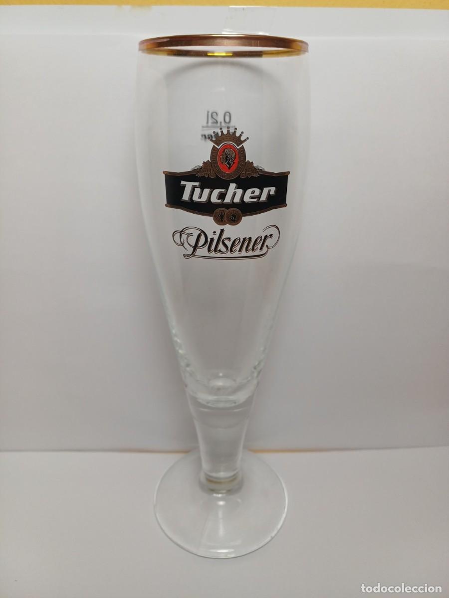 Coleccionismo de cervezas: Copa cerveza Tucher Pilsener 0,5 L 1998-2002