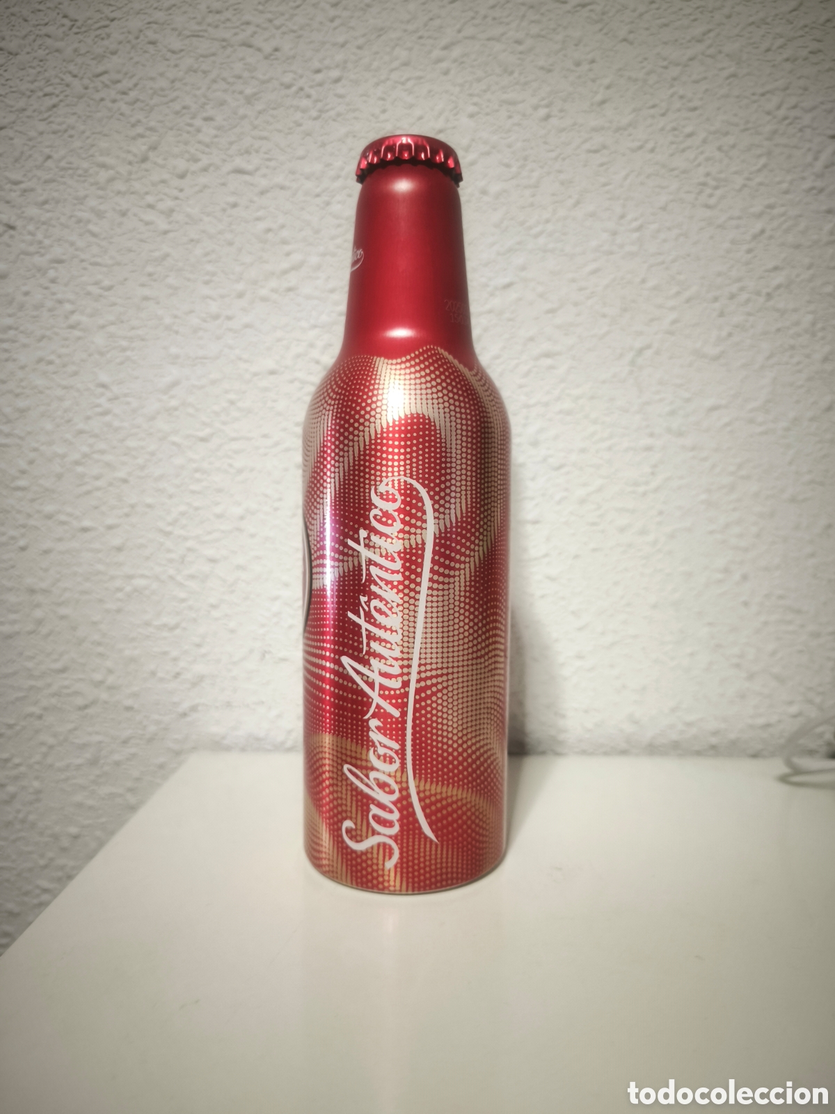 Coleccionismo de cervezas: Botella aluminio Super Bock - Foto 2