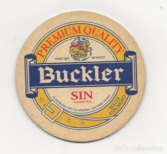 Coleccionismo de cervezas: ANTIGUO POSAVASOS CERVEZA BUCKLER
