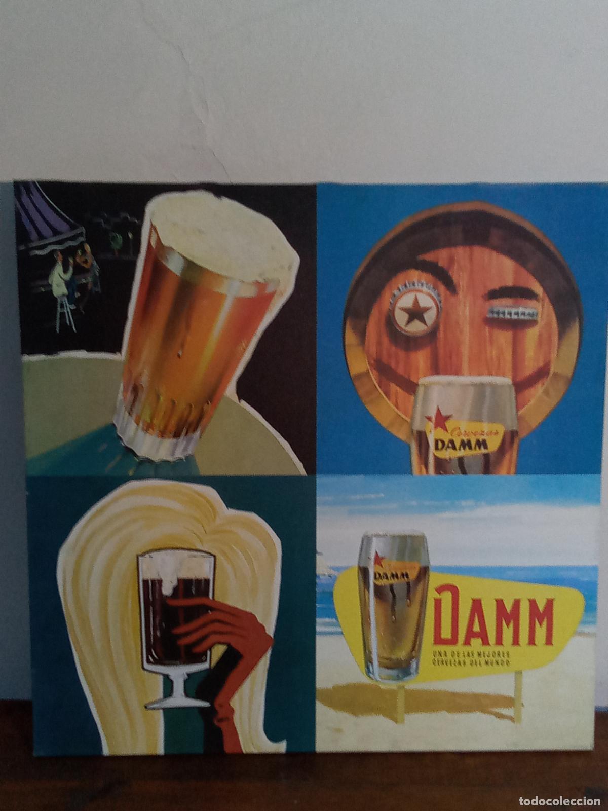 Coleccionismo de cervezas: CUADRO PUBLICITARIO DE CERVEZAS DAMM - Foto 3