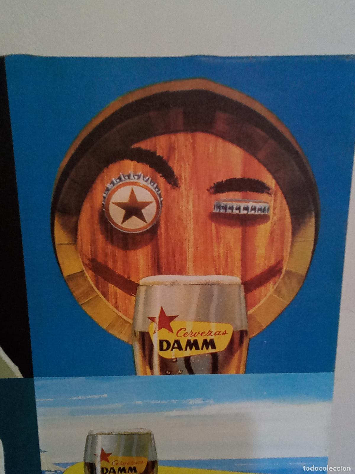 Coleccionismo de cervezas: CUADRO PUBLICITARIO DE CERVEZAS DAMM - Foto 5