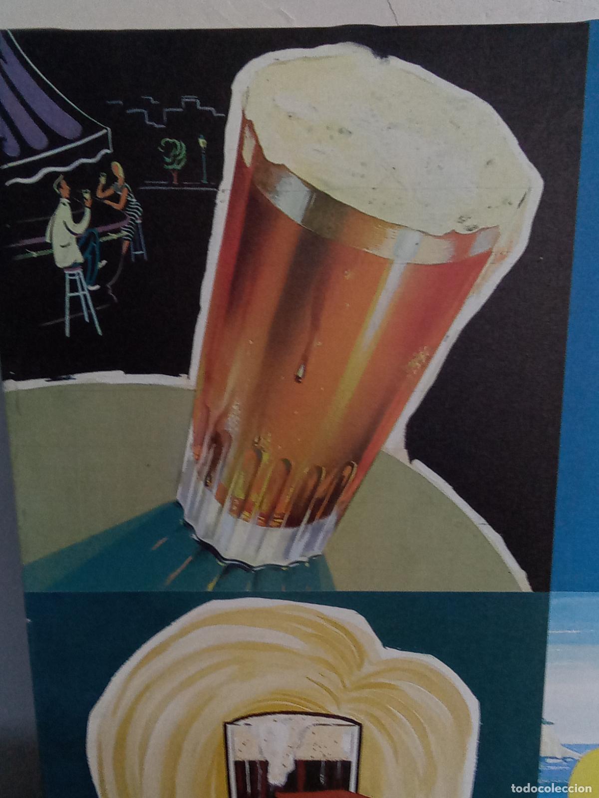 Coleccionismo de cervezas: CUADRO PUBLICITARIO DE CERVEZAS DAMM - Foto 6