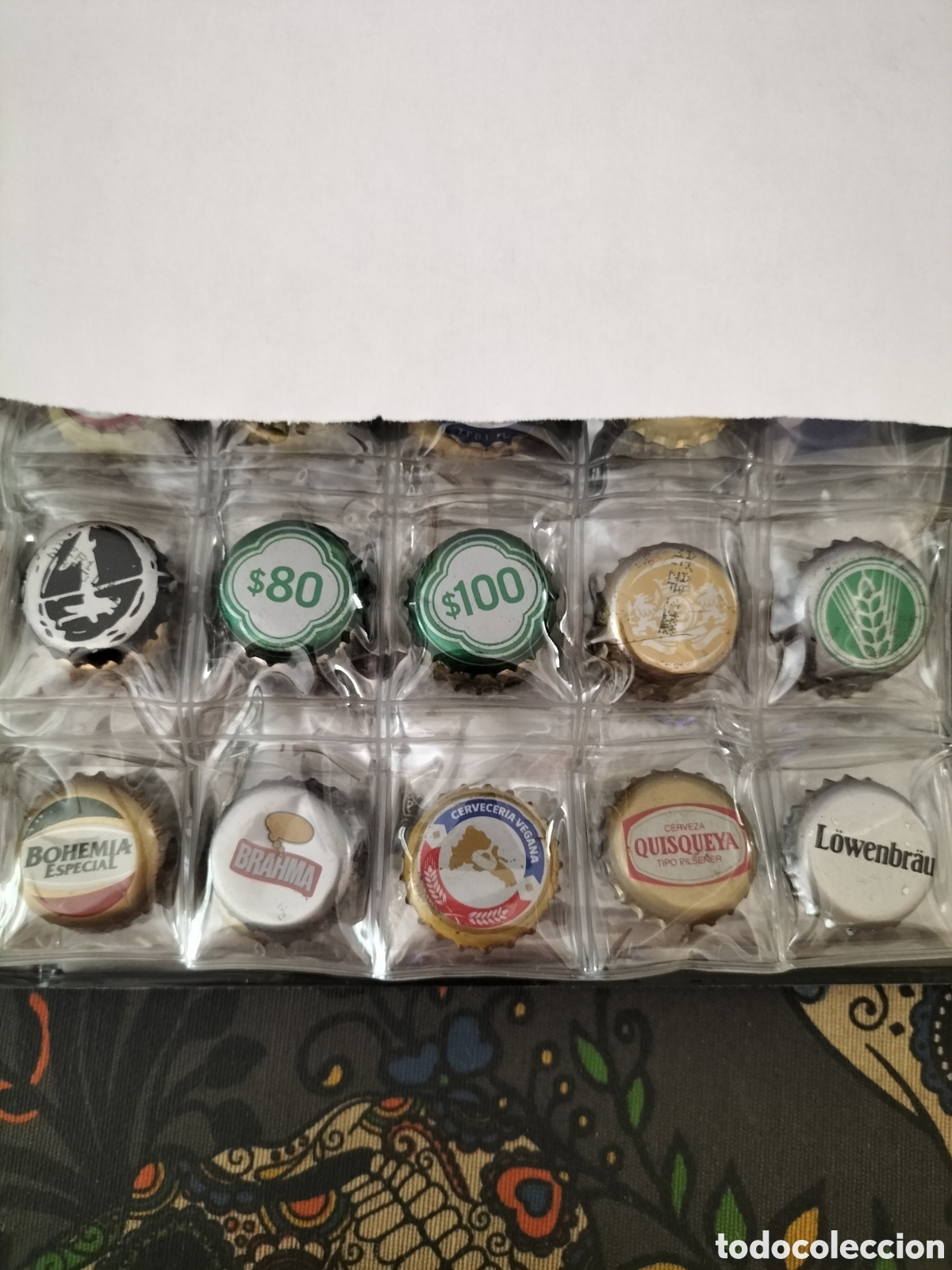 Coleccionismo de cervezas: LOTE 19 CHAPAS TAPON CORONA CERVEZA - REP&Uacute;BLICA DOMINICANA