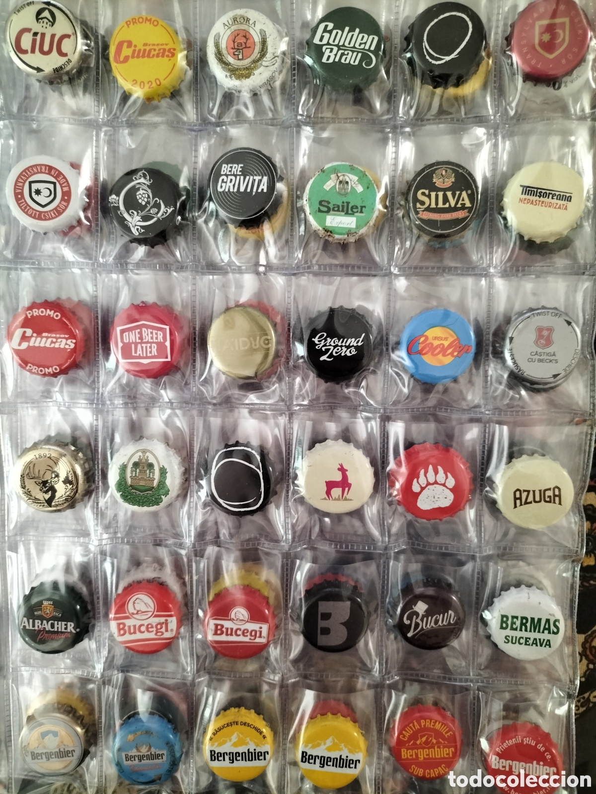 Coleccionismo de cervezas: LOTE 162 CHAPAS TAPON CORONA CERVEZA - RUMAN&Iacute;A