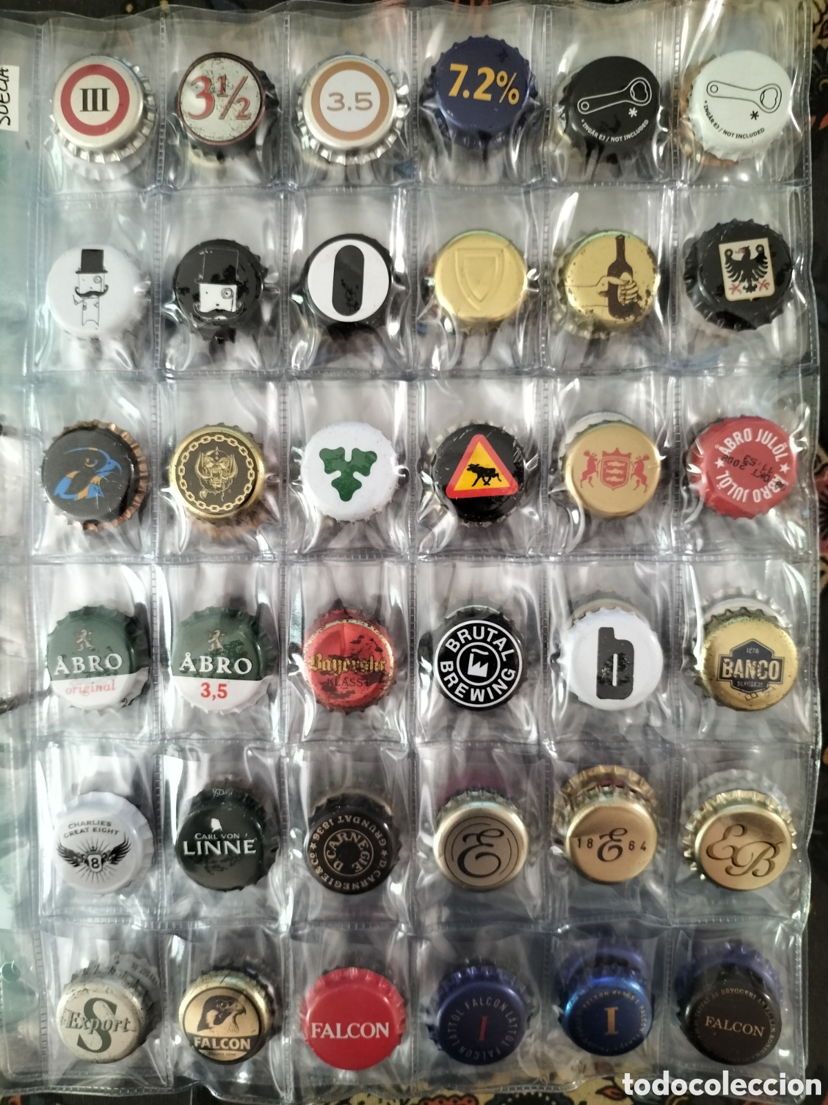 Coleccionismo de cervezas: LOTE 98 CHAPAS TAPON CORONA CERVEZA - SUECIA