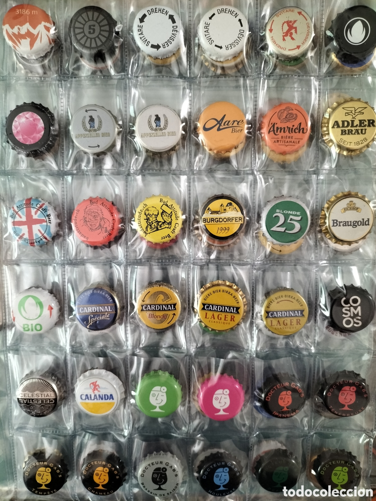 Coleccionismo de cervezas: LOTE 85 CHAPAS TAPON CORONA CERVEZA - SUIZA