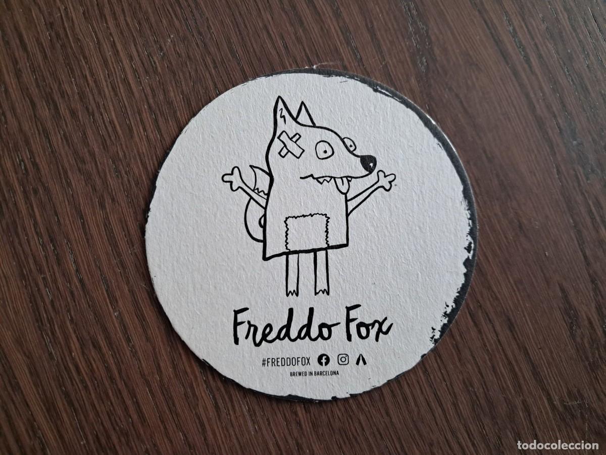 Coleccionismo de cervezas: posavasos de cerveza artesana, Freddo Fox, Barcelona.