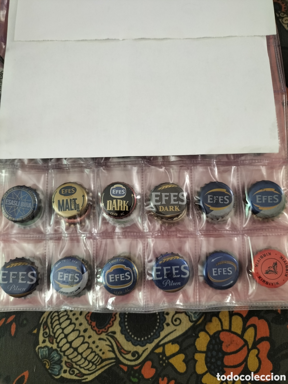 Coleccionismo de cervezas: LOTE 21 CHAPAS TAPON CORONA CERVEZA - TURQU&Iacute;A
