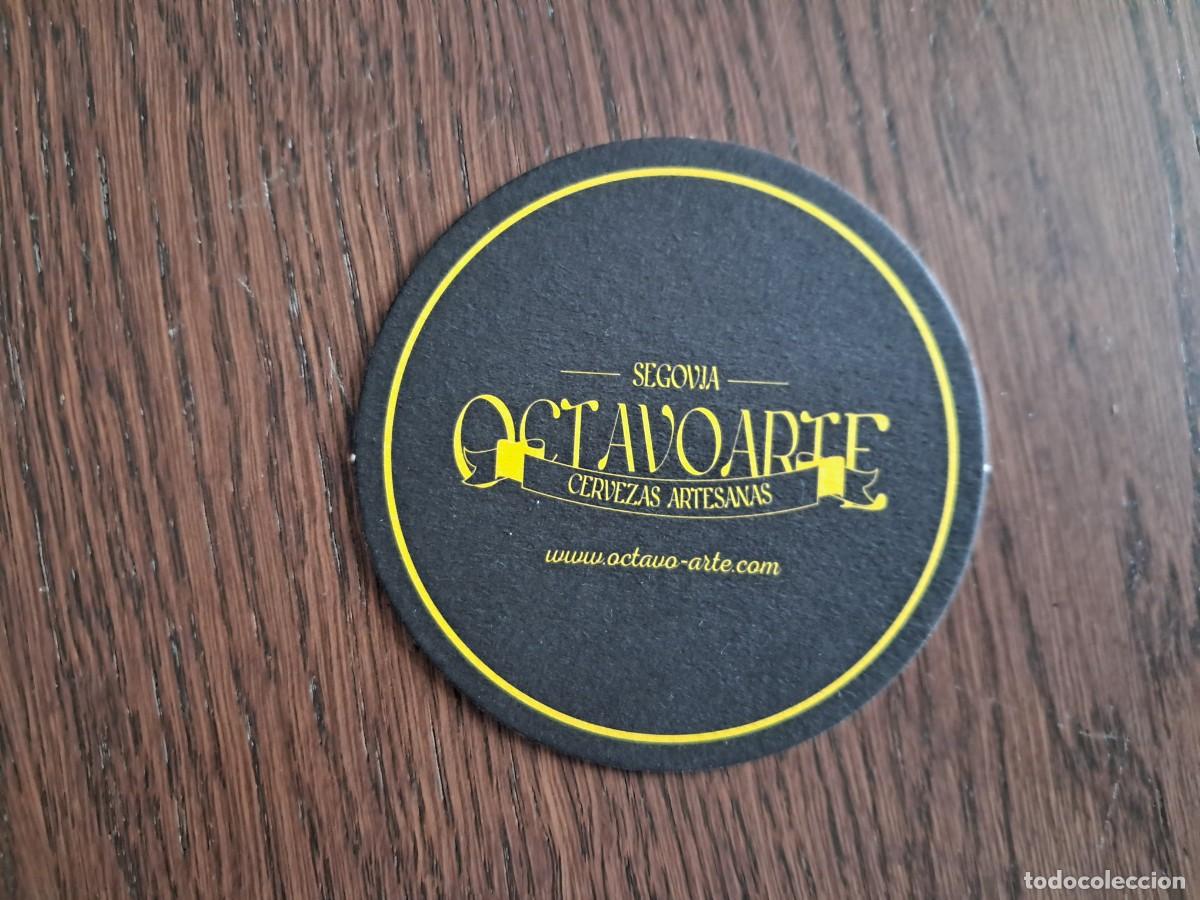 Coleccionismo de cervezas: posavasos de cerveza artesana, octavo-arte, Segovia.