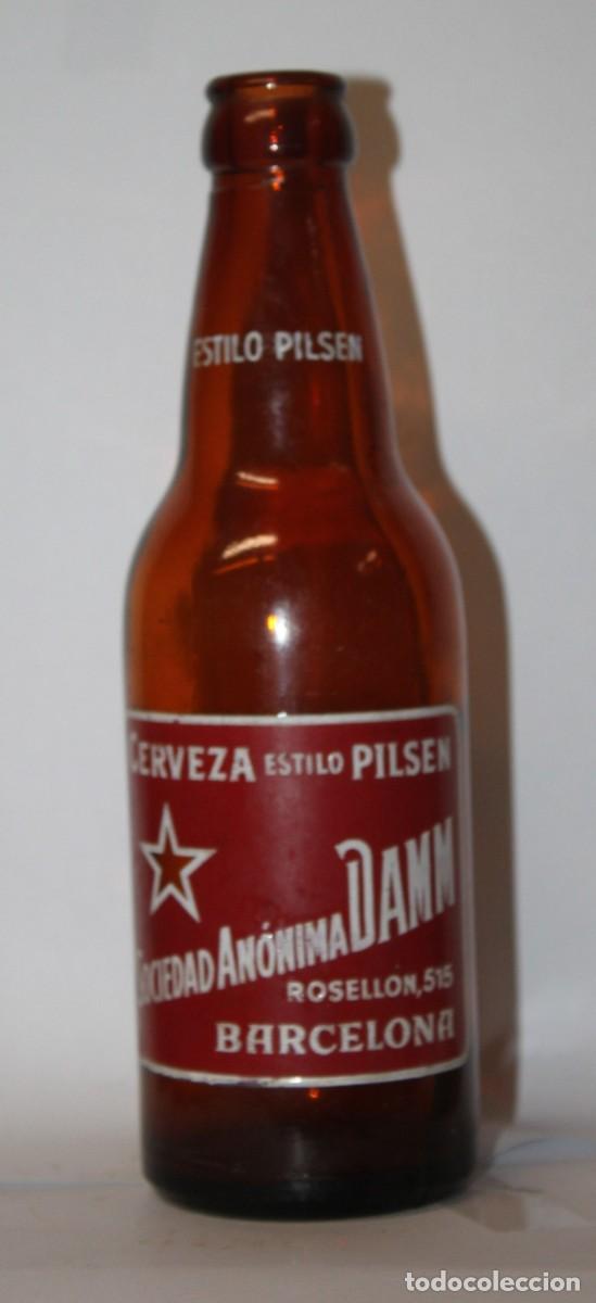 Coleccionismo de cervezas: BOTELLA S.A. DAMM 33 CL.