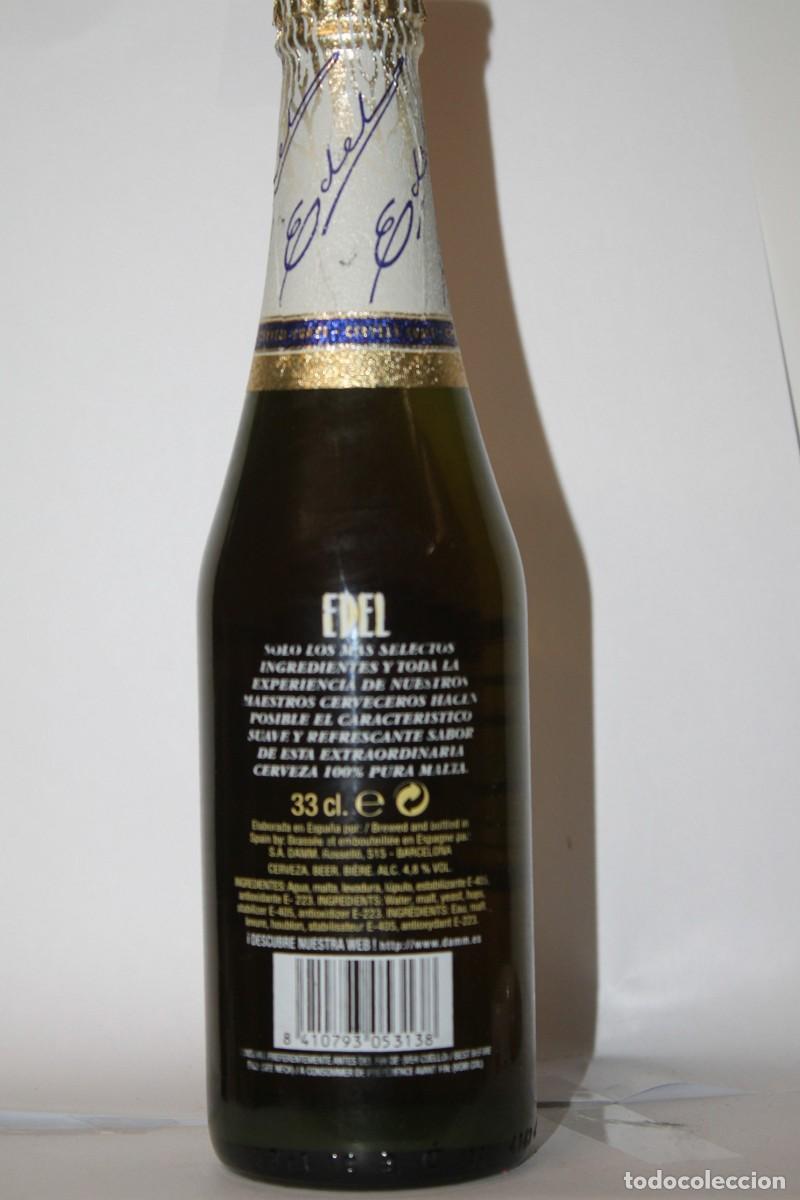 Coleccionismo de cervezas: BOTELLA CERVEZA EDEL DAMM 33 CL - Foto 2