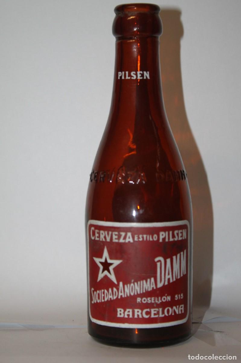 Coleccionismo de cervezas: BOTELLA S.A. DAMM, 20 CL. LETRAS EN RELIEVE - Foto 1