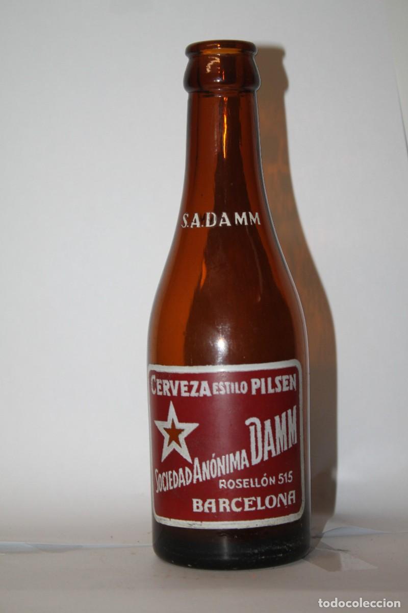 Coleccionismo de cervezas: BOTELLA S.A. DAMM 20 CL. COLLARIN &rdquo;S.A. DAMM&rdquo;