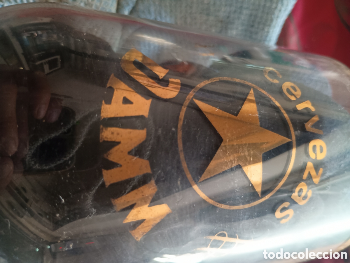 Coleccionismo de cervezas: Copas cerveza Damm dorada - Foto 12
