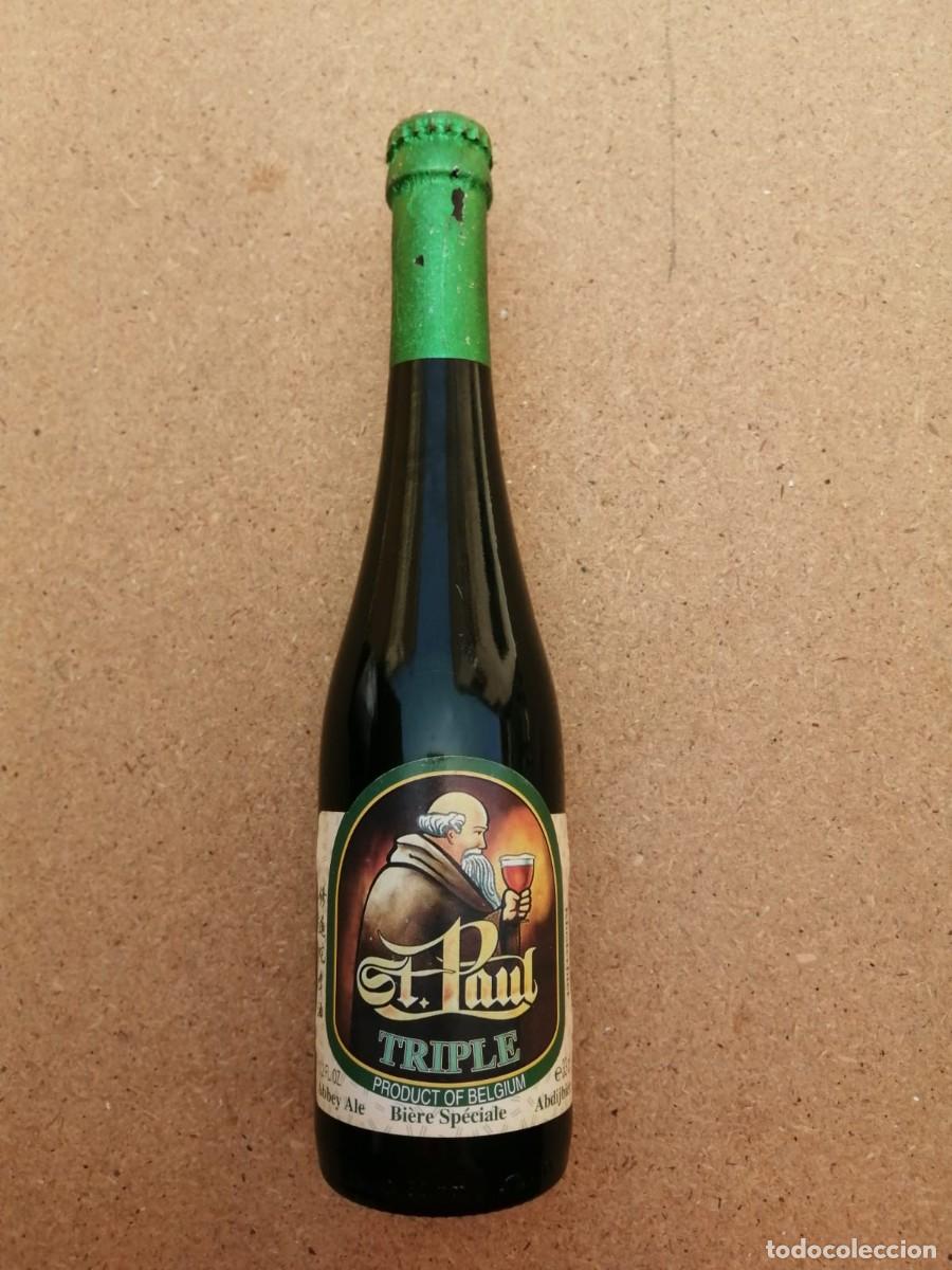 Coleccionismo de cervezas: BOTELLA DE CERVEZA (LLENA) St PAUL TRIPLE