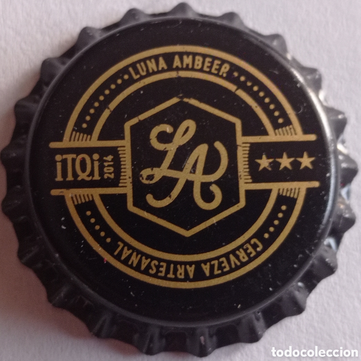 Coleccionismo de cervezas: TAP&Oacute;N CORONA CERVEZA ARTESANA