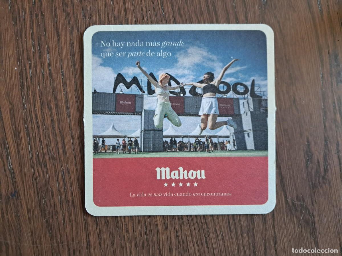 Coleccionismo de cervezas: posavasos de cerveza, Mahou, Mad Cool.