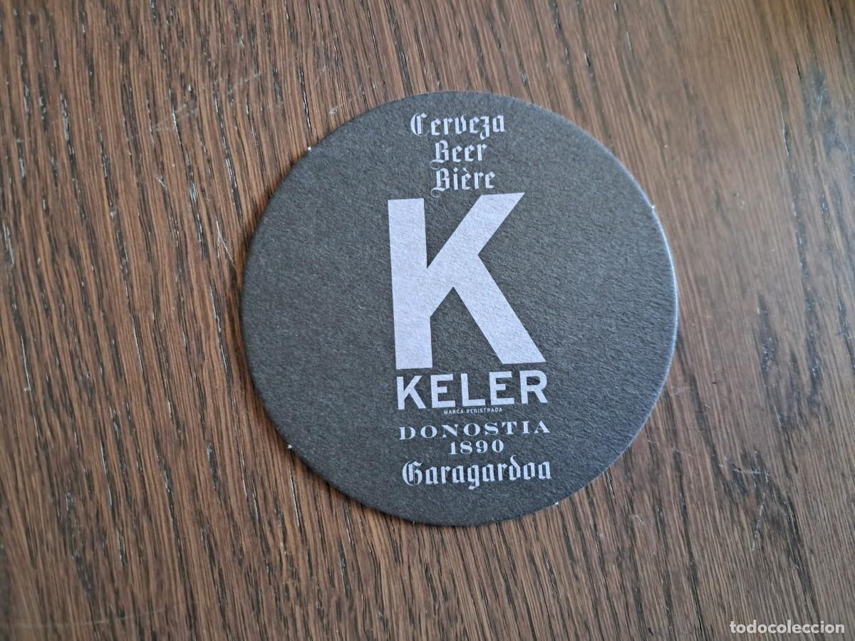 Coleccionismo de cervezas: posavasos de cerveza, Keler, Donostia.