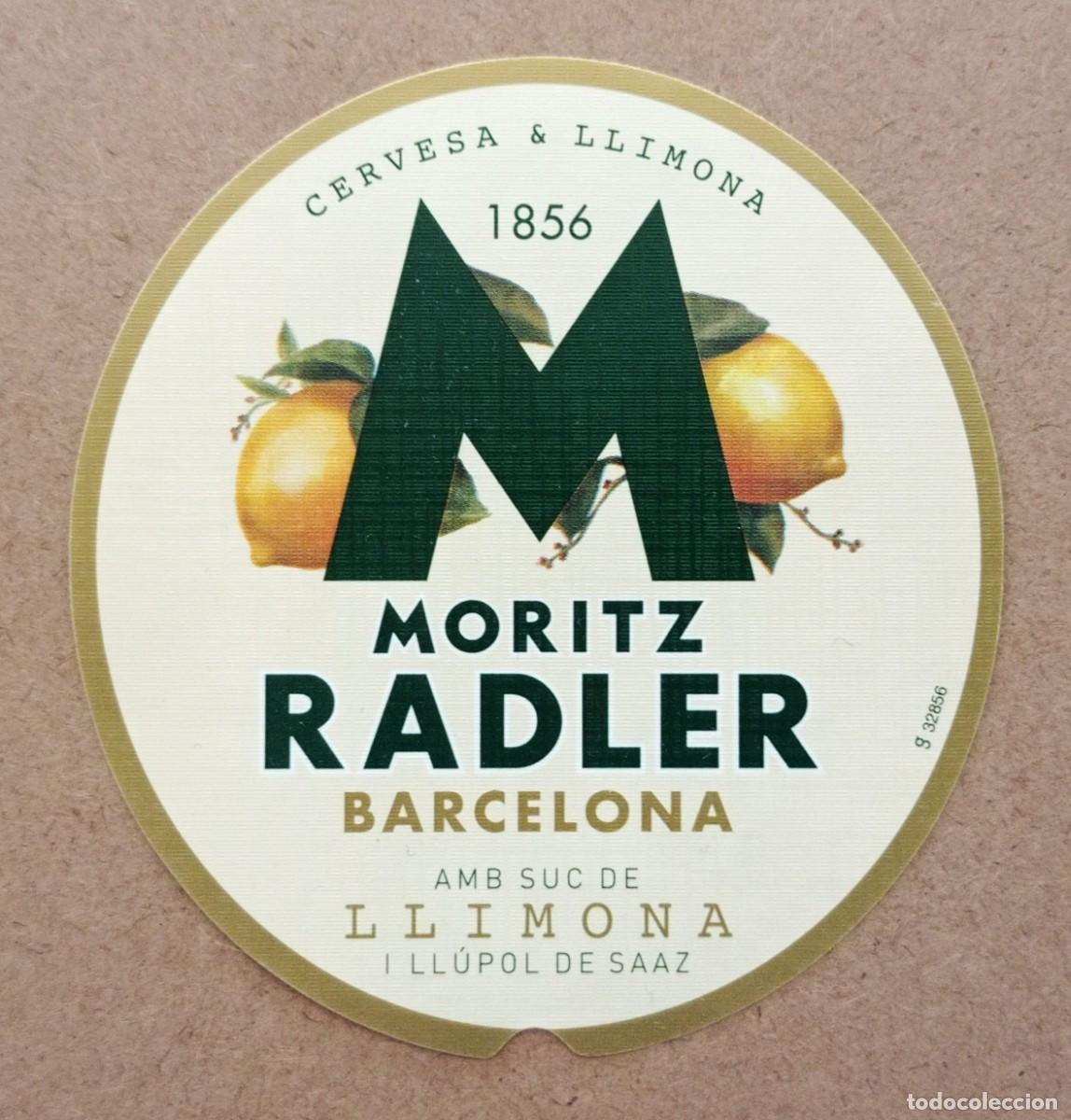 Coleccionismo de cervezas: ETIQUETA NUEVA DE CERVEZA RADLER AMB SUC DE LLIMONA DE MORITZ (ESPA&Ntilde;A)