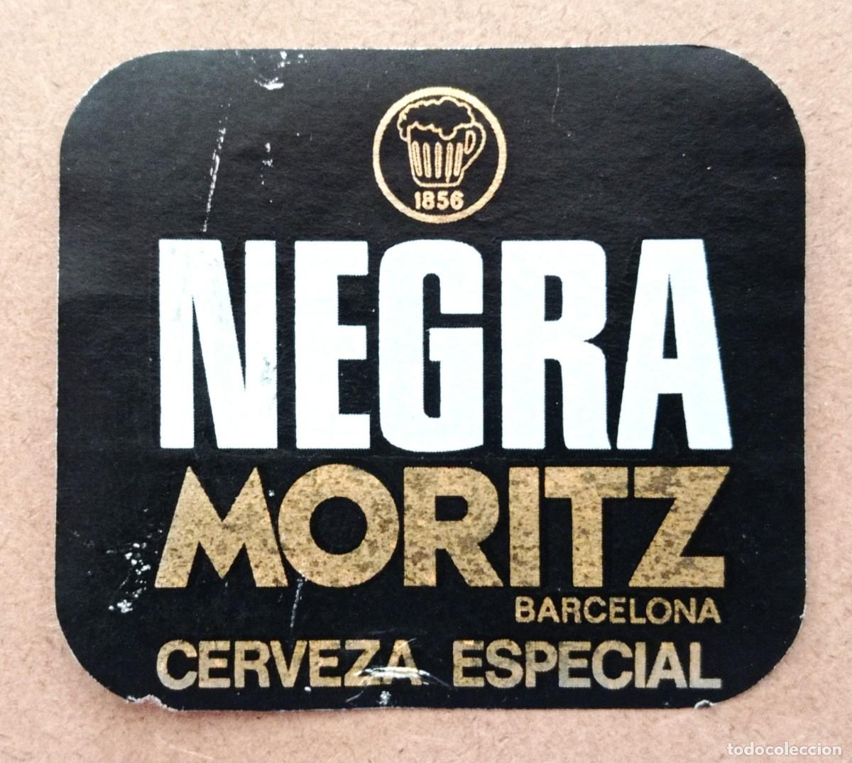 Coleccionismo de cervezas: ANTIGUA ETIQUETA DE CERVEZA NEGRA ''ESPECIAL'' DE MORITZ (ESPA&Ntilde;A)