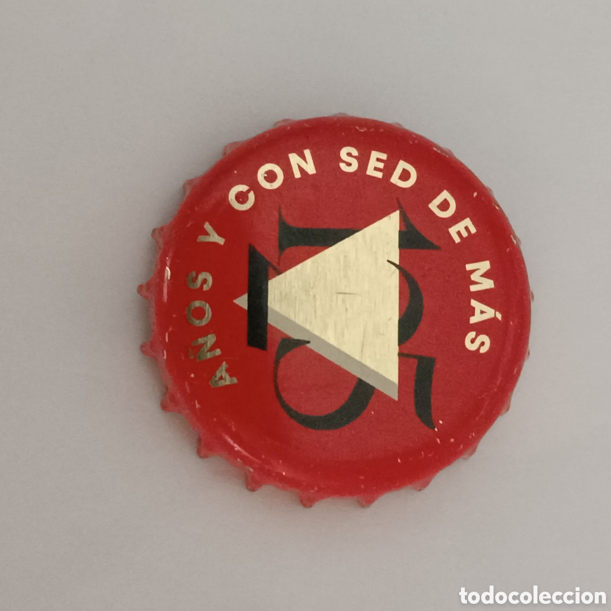 Coleccionismo de cervezas: CHAPA CERVEZA ESPA&Ntilde;A AMBAR 125 A&Ntilde;OS