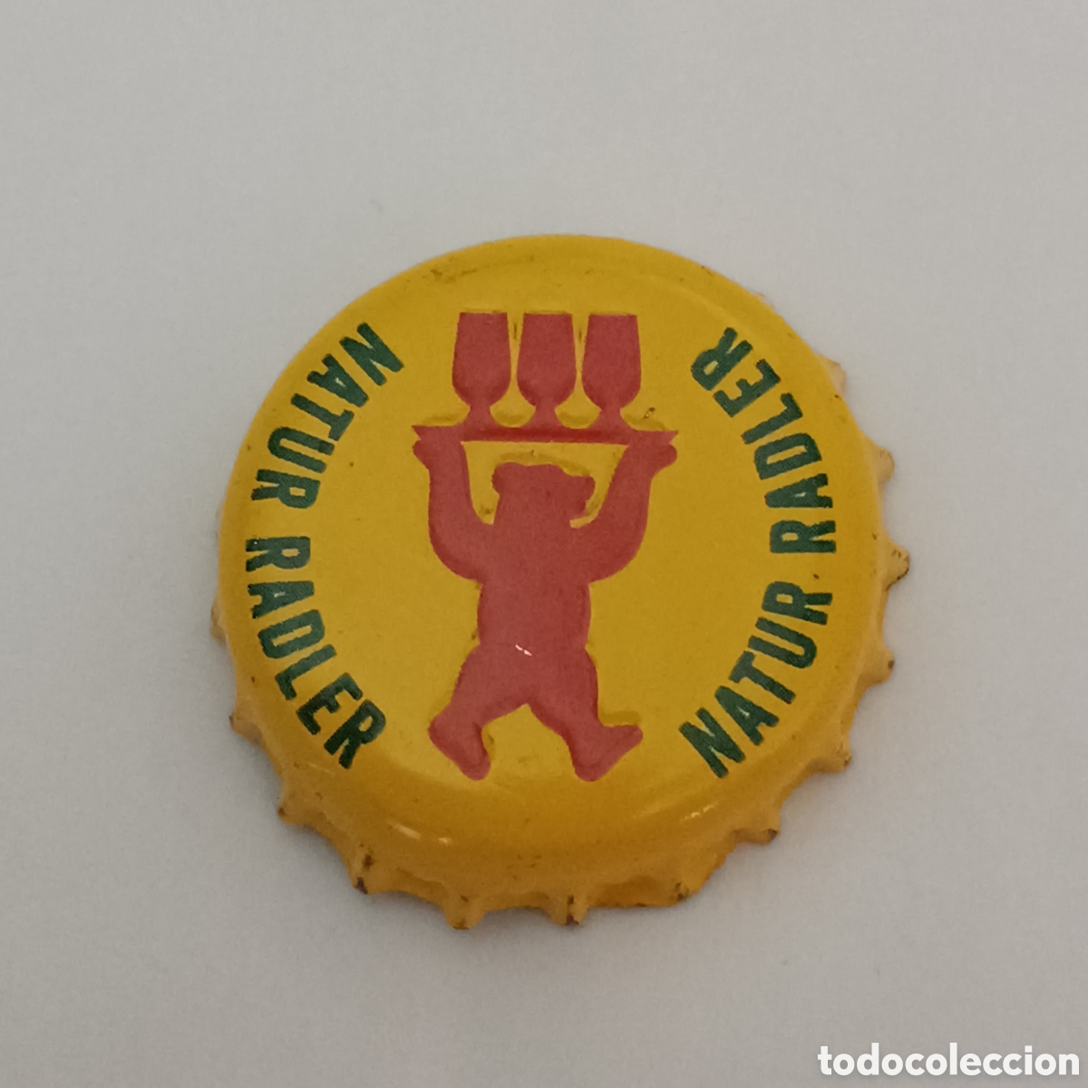 Coleccionismo de cervezas: Chapa Natur Radler de cerveza Alemana