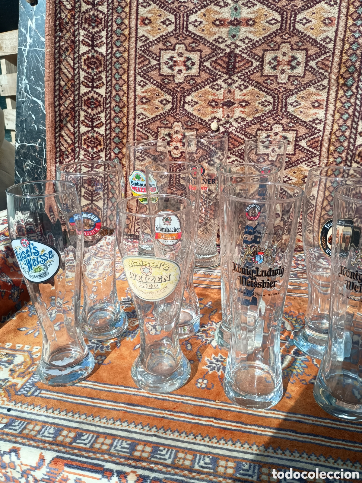 Coleccionismo de cervezas: Conjunto vasos de cerveza - Foto 4