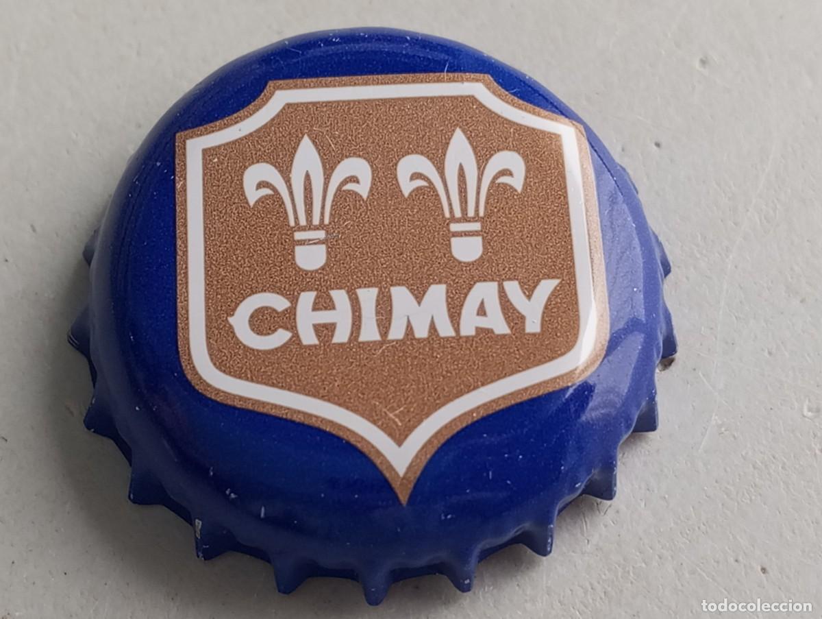 Coleccionismo de cervezas: Chapa tap&oacute;n corona de la cerveza belga CHIMAY