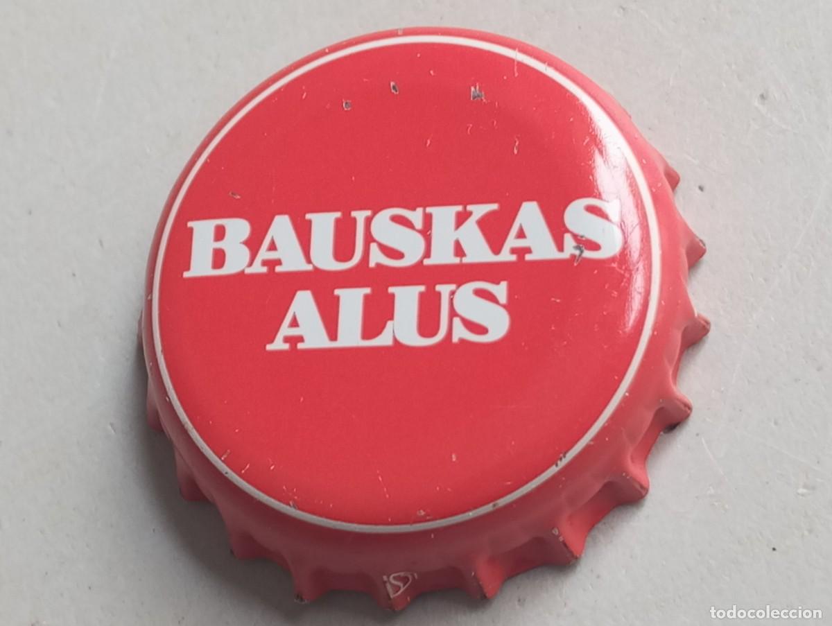 Coleccionismo de cervezas: Chapa tap&oacute;n corona de la cerveza letona BAUSKAS ALUS