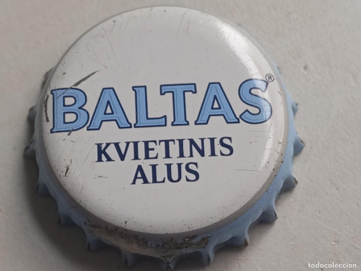 Coleccionismo de cervezas: Chapa tap&oacute;n corona de la cerveza lituana BALTAS KVIETINIS ALUS