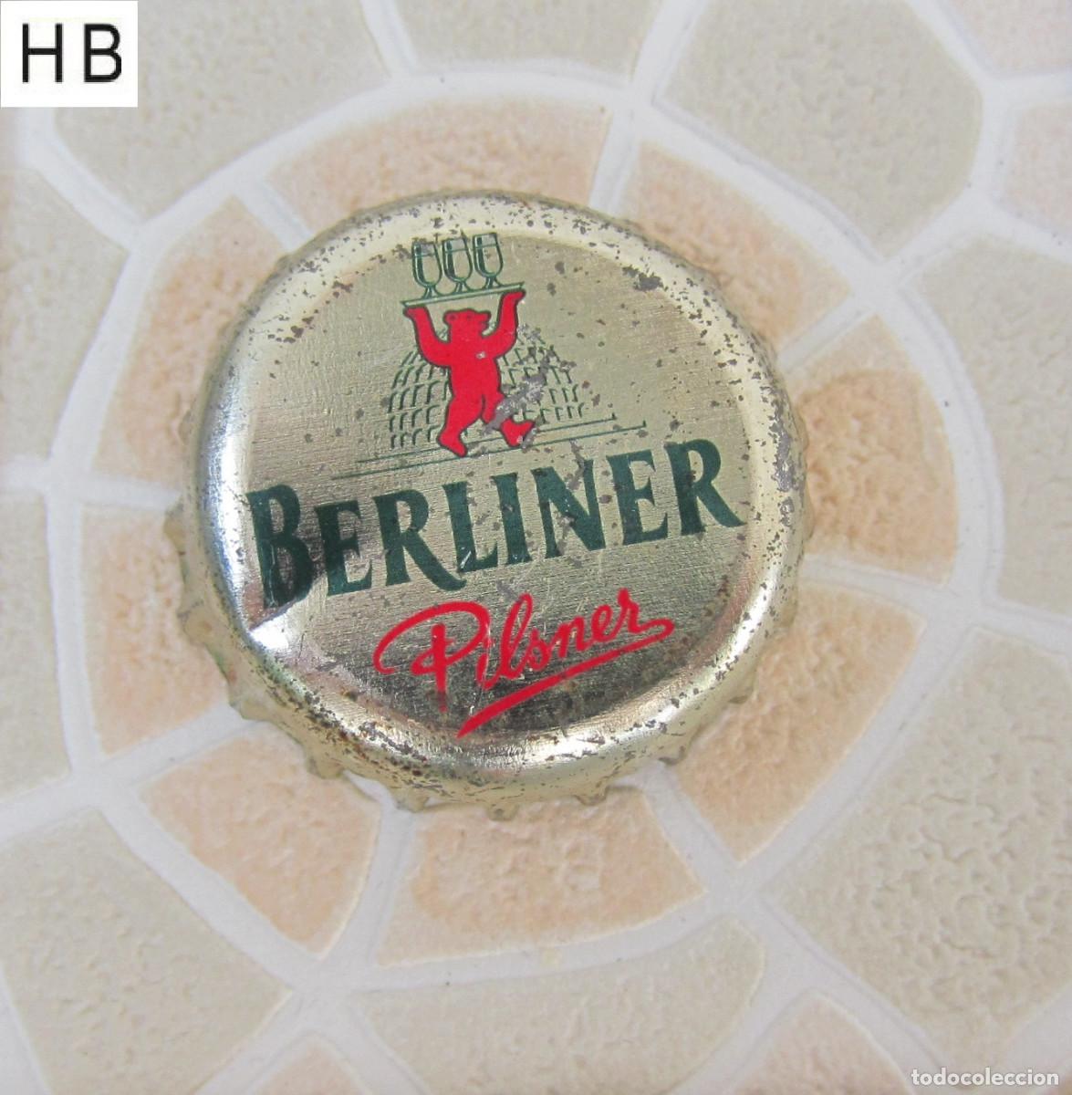 Coleccionismo de cervezas: CHAPAS TAPON CORONA CHAPA CERVEZA BERLINER PILSNER