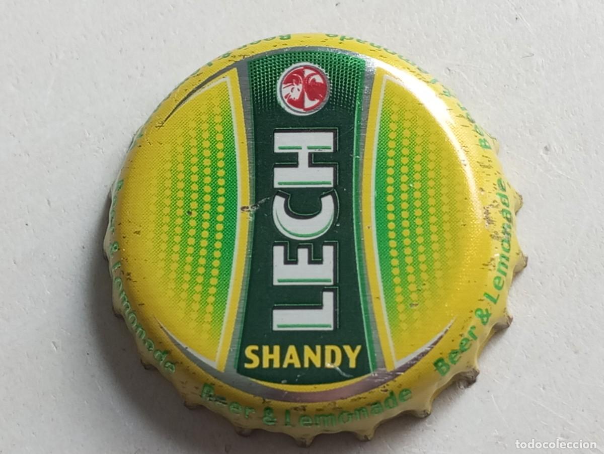 Coleccionismo de cervezas: Chapa tap&oacute;n corona de la cerveza polaca LECH SHANDY