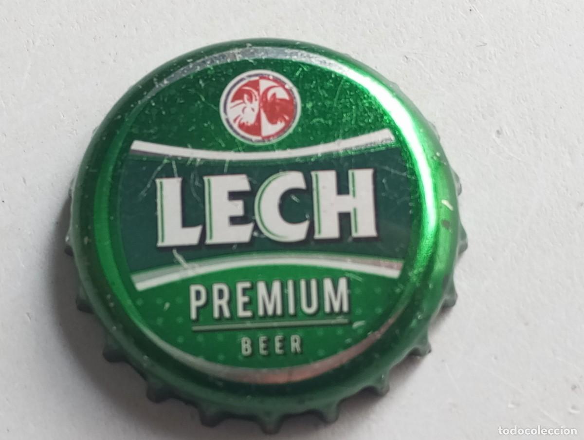 Coleccionismo de cervezas: Chapa tap&oacute;n corona de la cerveza polaca LECH PREMIUM BEER
