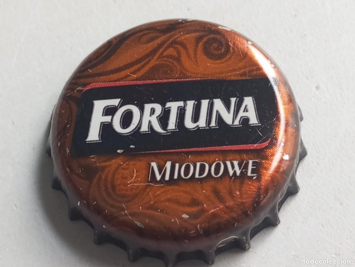 Coleccionismo de cervezas: Chapa tap&oacute;n corona de la cerveza polaca FORTUNA MIODOWE