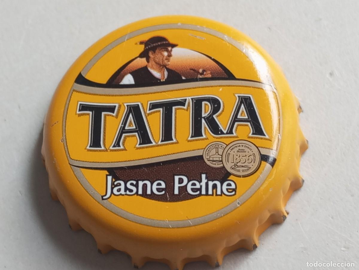 Coleccionismo de cervezas: Chapa tap&oacute;n corona de la cerveza polaca TATRA JASNE PELNE