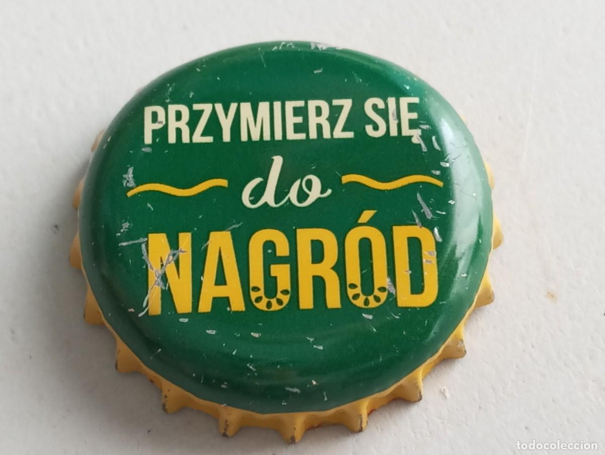 Coleccionismo de cervezas: Chapa tap&oacute;n corona de la cerveza polaca PRZYMIERZ SIE DO NAGR&Oacute;D (Somersby)