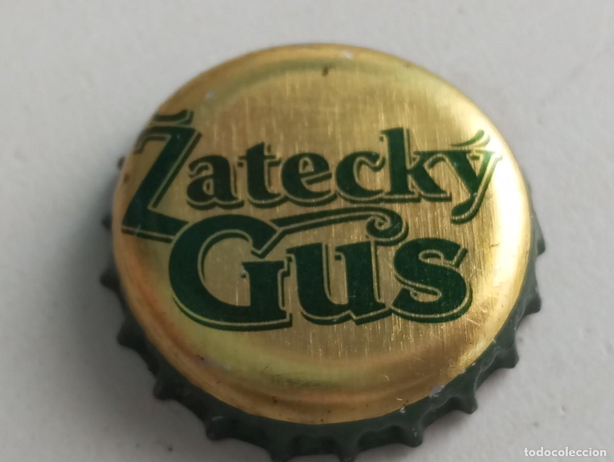 Coleccionismo de cervezas: Chapa tap&oacute;n corona de la cerveza rusa ZATECK&Yacute; GUS