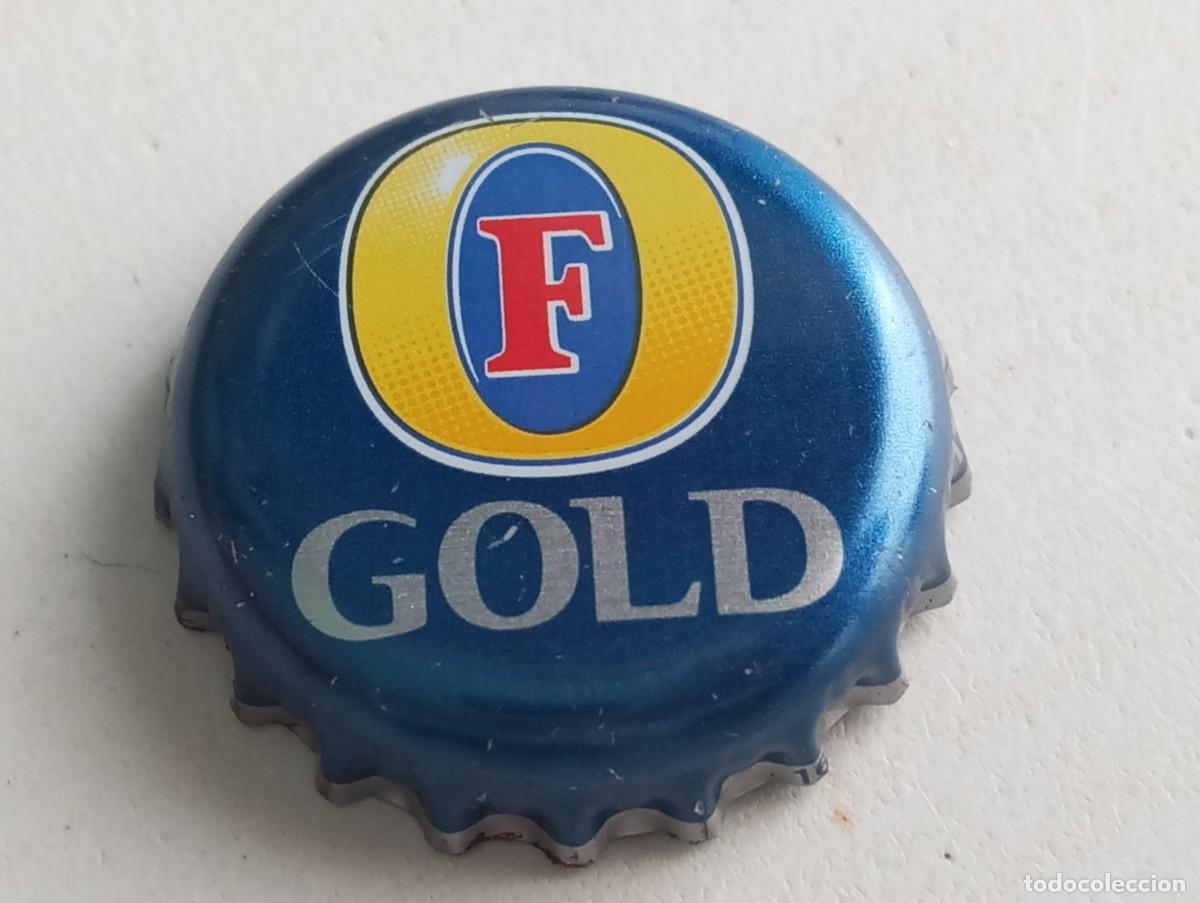 Coleccionismo de cervezas: Chapa tap&oacute;n corona de la cerveza australiana FOSTER'S GOLD