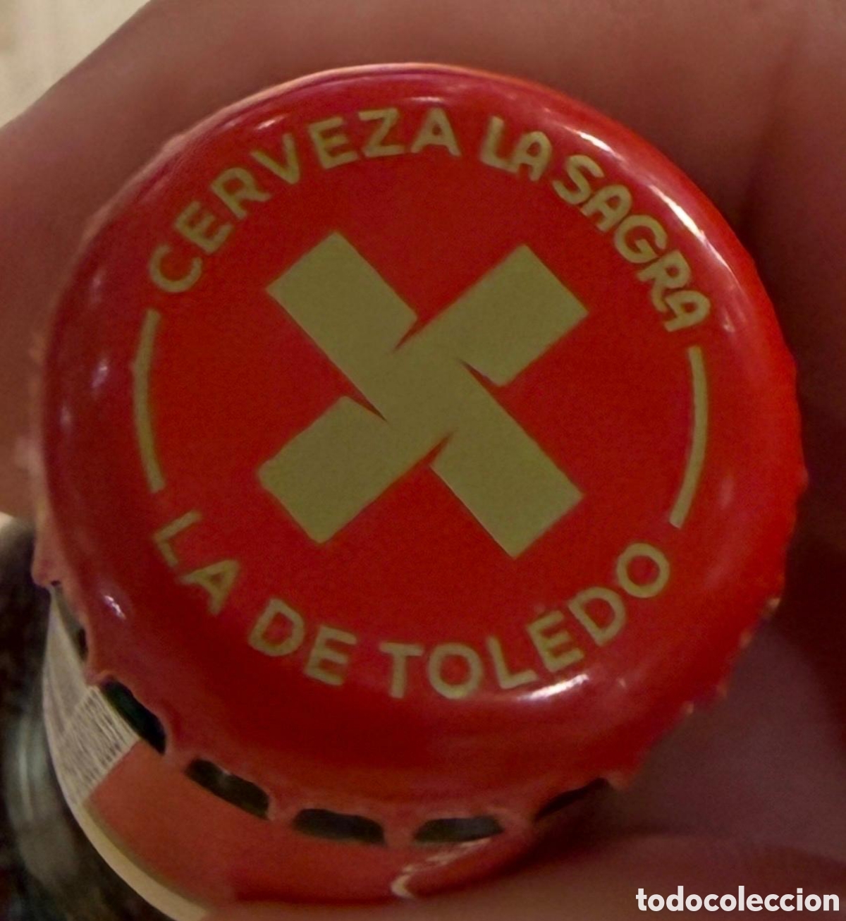 Coleccionismo de cervezas: CHAPA DE CERVEZA LA SAGRA DE TOLEDO