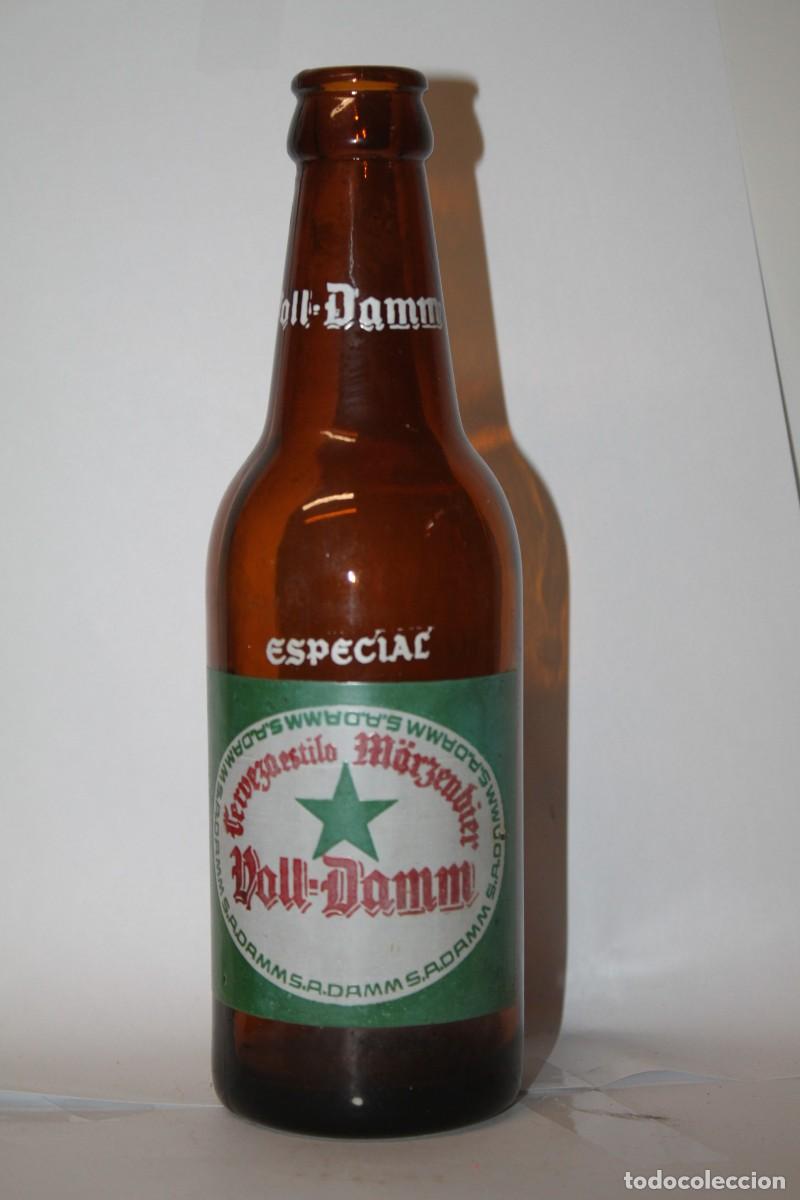 Coleccionismo de cervezas: ANTIGUA BOTELLA VOLL DAMM, 33 CL.