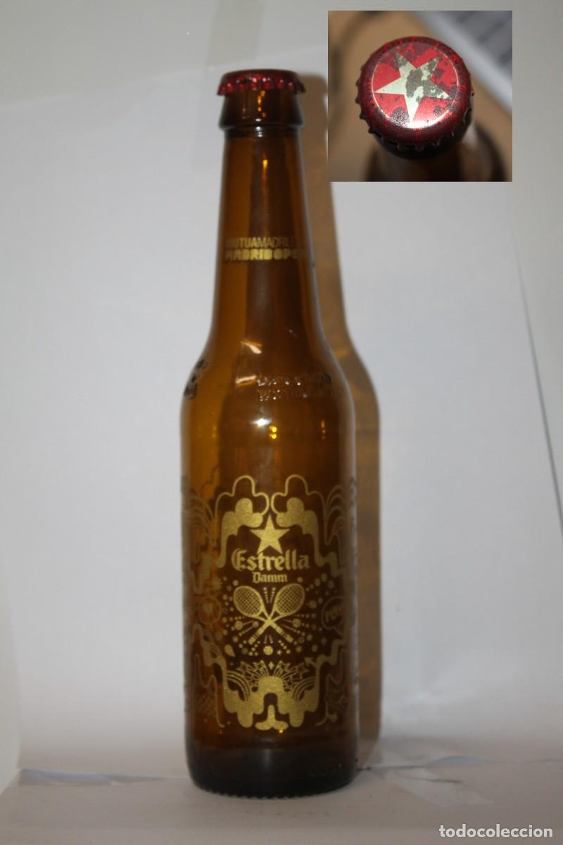 Coleccionismo de cervezas: BOTELLA CERVEZA ESTRELLA DAMM, MADRID OPEN