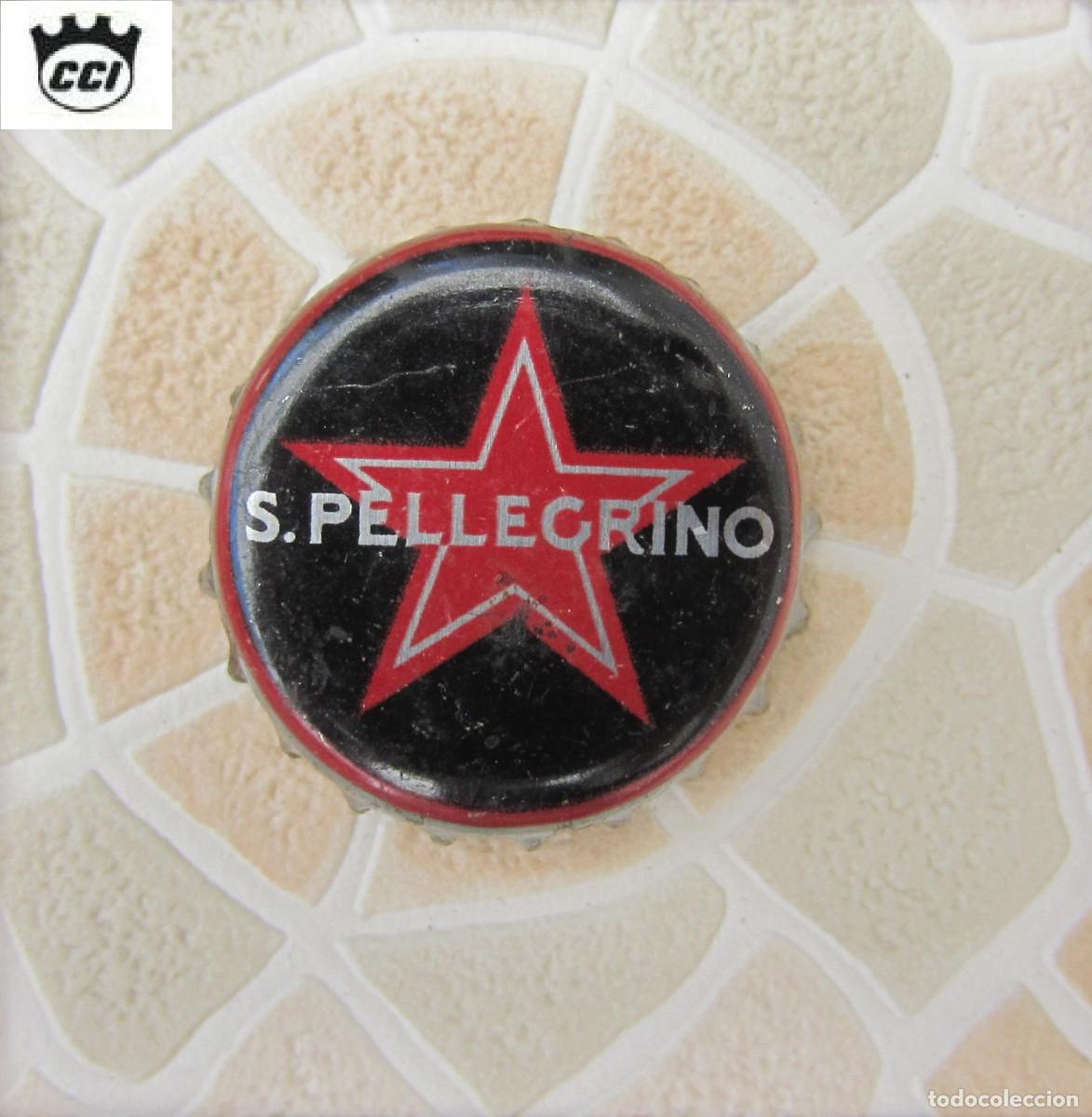 Coleccionismo de cervezas: CHAPAS TAPON CORONA CHAPA AGUA SAN PELLEGRINO